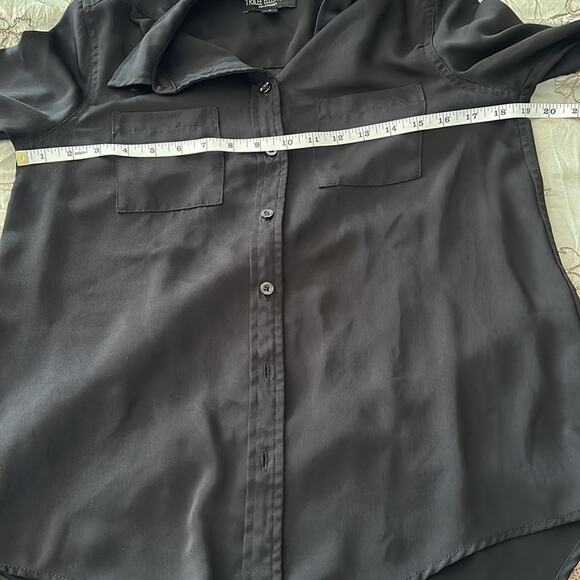 Tracee Ellis Ross for JC Penny | "Life Needs Sparkle" Button Down Shirt Size S - Picture 11 of 13